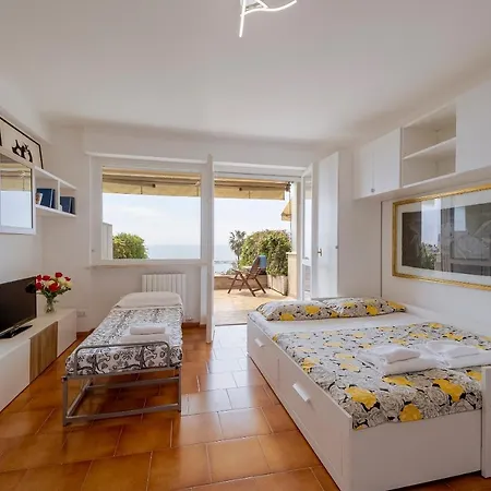 Amazing With Sea View - Pool & Tennis Court Apartment Sanremo